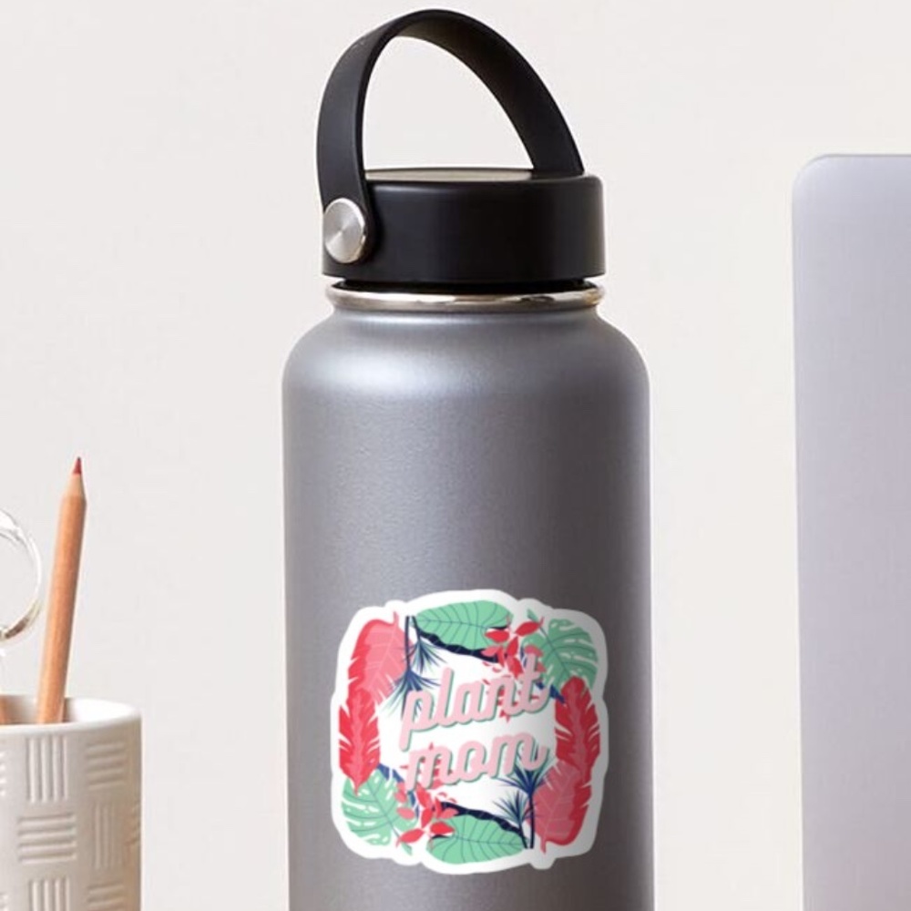 4/$20 Plant Mom Floral Sticker